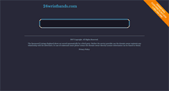 Desktop Screenshot of 24wristbands.com